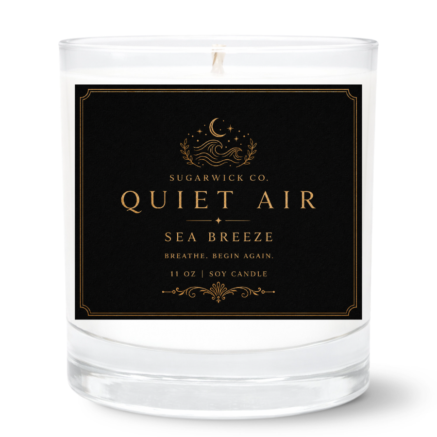 Quiet Air | 11 oz Sea Breeze Soy Candle